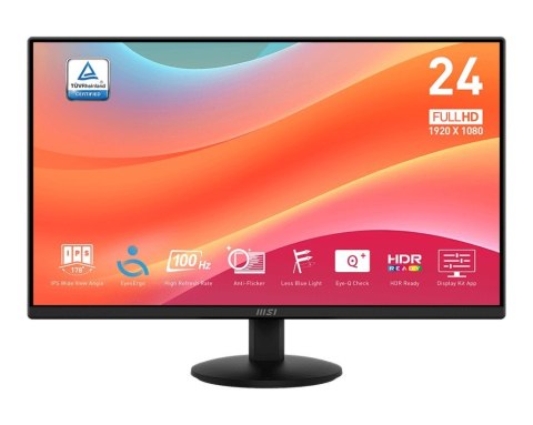 Monitor 23.8 cala PRO MP242L LED/FHD/Flat/100Hz/czarny