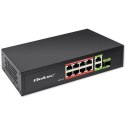 Przełącznik sieciowy SWITCH FAST Ethernet 8x RJ45 PoE 2x RJ45 Uplink 1x SFP | 120W | 1000Mb/s