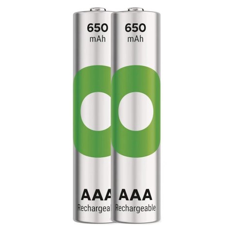 Akumulatorki R03/AAA Ni-MH 650mAh blister 2szt. GP RECYKO