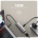 RVC-HI8KPD Adapter aktywny USB-C -> HDMI 8K/60Hz, Aluminum, PD100W, 16cm kabel