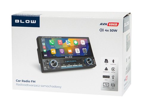 Radio samochodowe AVH-686B 2DIN 7 cali RDS MP3/USB/micro SD/BLUETOOTH
