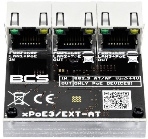 Switch POE BCS POWER BCS-xPoE3/EXT-AT