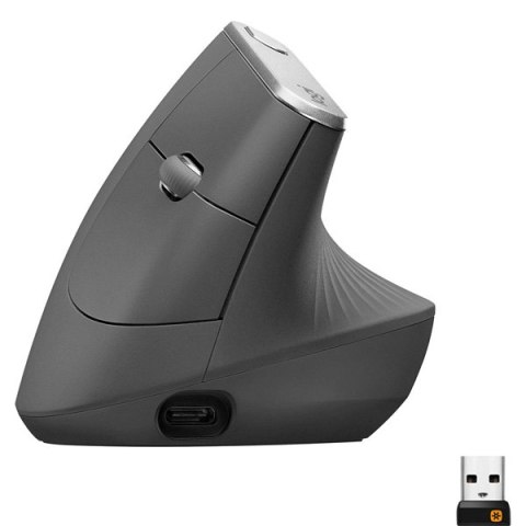 Logitech MX Vertical Mysz szara, 4000DPI, Tri-Mode