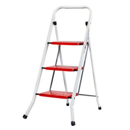 KASTOM DRABINA STALOWA 4 STOPNIE 150KG SZEROKOSTOPNIOWA