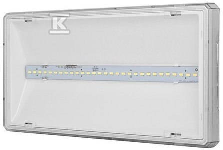 OPR.EXIT L LED IP65 6W 1H 1-ZAD.AT