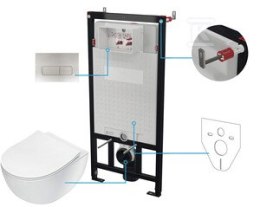 ZESTA.WC POD.6 W 1 PE.BIA.+ DE.+ STE.+ P