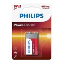 PHILIPS POWER Jednorazowa alkaliczna baterie 9V, 1-pack