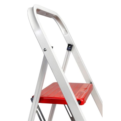 KASTOM DRABINA STALOWA 3 STOPNIE 150KG SZEROKOSTOPNIOWA