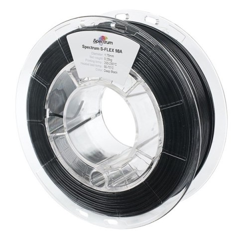 Spectrum Filament S-Flex 90A 250g, deep black