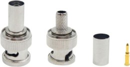 Wtyk BNC zaciskany WZ059BNC-100 1szt.