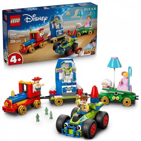 Klocki Disney 43264 Toy Story - Okolicznościowy pociąg i Pan Sterowany