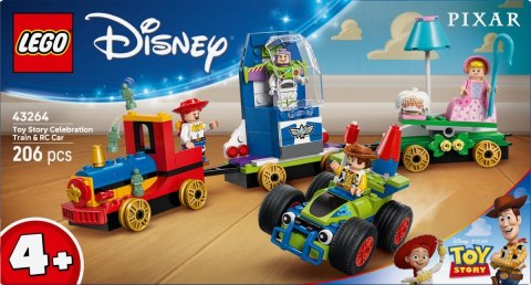 Klocki Disney 43264 Toy Story - Okolicznościowy pociąg i Pan Sterowany