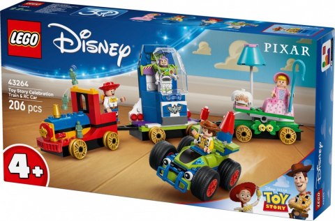 Klocki Disney 43264 Toy Story - Okolicznościowy pociąg i Pan Sterowany