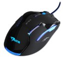 Mysz przewodowa USB, E-blue Mazer RX, czarna, optyczna, 2500DPI