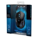 Mysz przewodowa USB, E-blue Mazer RX, czarna, optyczna, 2500DPI