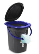 Toaleta turystyczna GB320BB czarno-granatowa