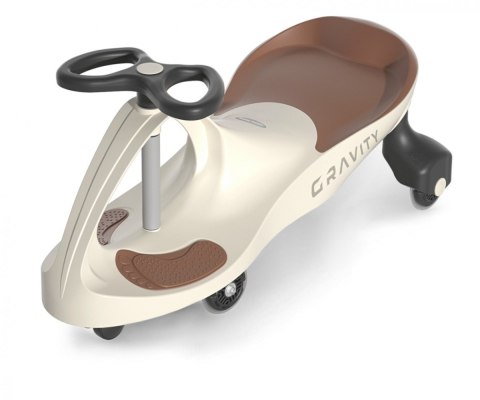 Jeździk Grawitacyjny Gravity beżowo-brązowy