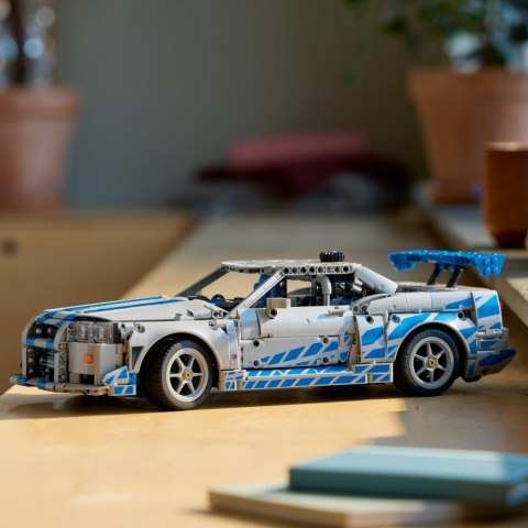 Klocki Technic 42210 Samochód Nissan Skyline GT-R (R34) z filmu Za szybcy, za wściekli