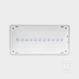 OPR.EXIT IP65 ECO LED 3W 1H 1-ZAD.BIAŁA