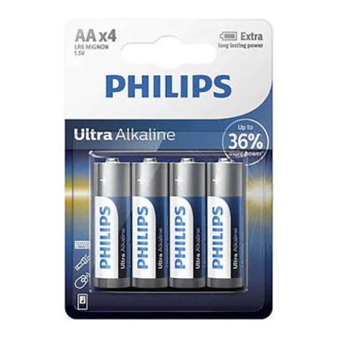 PHILIPS ULTRA Jednorazowa alkaliczna baterie AA, 4-pack