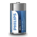 PHILIPS ULTRA Jednorazowa alkaliczna baterie D, 2-pack