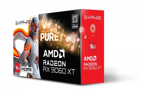 Karta graficzna Radeon RX 9060 XT PURE 16GB GDDR6 128bit DP/2HDMI