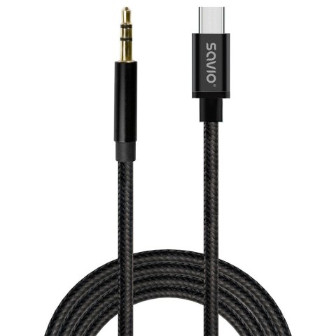 Kabel USB-C do mini-Jack CL-187 1m