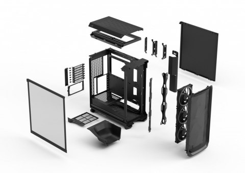 Obudowa Meshify 3 Black RGB TG Light Tint