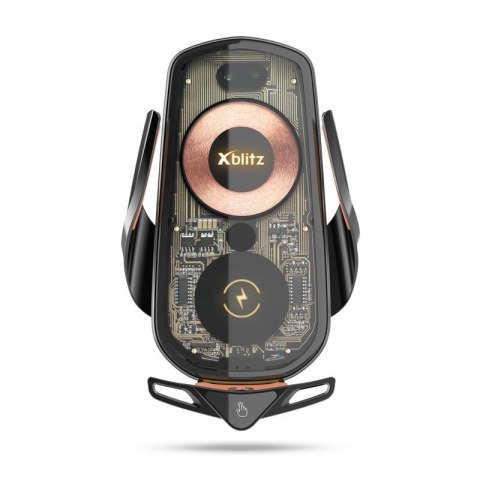 Uchwyt samochodowy Xblitz FX6 Exclusive, automatyczny, z funkcją bezprzewodowego ładowania