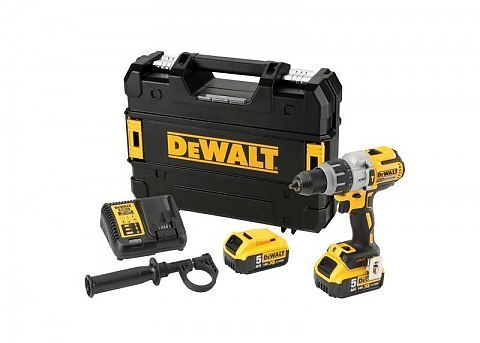 DEWALT WIERTARKO-WKRĘTARKA UDAROWA 18V 95/66Nm 3-BIEGI 3 x 5,0Ah WALIZKA TSTAK DCD996P2