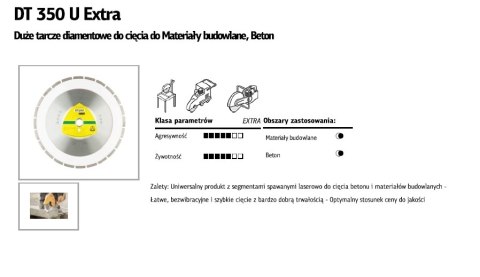 K.TARCZA DIAM.SEG.350x3,0x25,4 DT350U