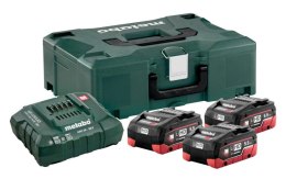 METABO ZESTAW AKUMULATORÓW 3 x 5.5Ah LIHD + ŁADOWARKA ASC 30-36 V + WALIZKA METALOC