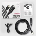 ADR-207 USB 2.0 A-M -> A-F aktywny kabel przedłużacz/wzmacniacz 7.5m