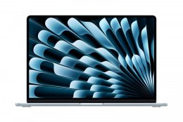 MacBook Air 15.3 cala: M4 10/10, 16GB, 512GB - Błękitny