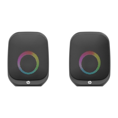 HP głośniki DHS-2113, 2.0, 6W, czarne, Bluetooth, podświetlanie