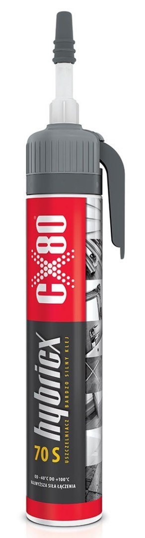 KLEJ HYBRYDOWY HYBRICX 70S 210G BIAŁY BARDZO MOCNY