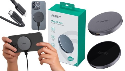 LC-MC10 Qi2 MagSafe 15W 3A USB-C ładowarka bezprzewodowa