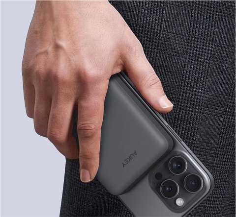 PB-MS04 Gray Qi2 MagSafe PowerBank 10000mAh 20W PD