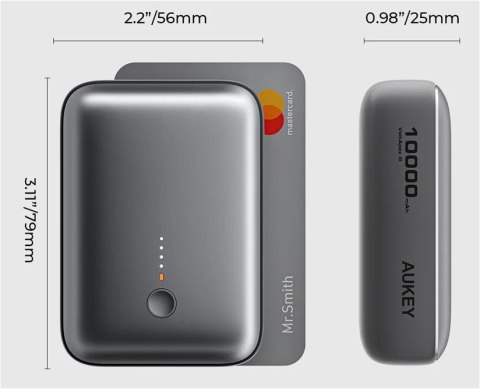 PB-Y55 MINI PowerBank 10000mAh 22.5W 2xUSB PD QC