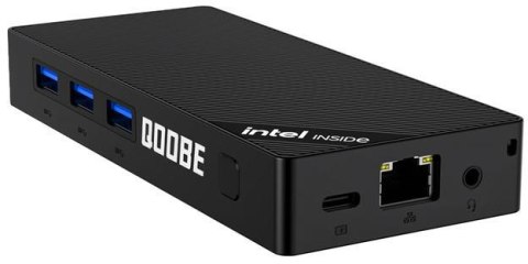 Mini PC Qoobe SUC N100/16GB/SSD 512GB/Win 11 Pro czarny