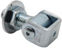 Zawias PSG 61.013.01 do wspawania - gwint M20 (regulowany, ucho ocynkowane)