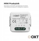 Moduł OXT przekaźnik 1 obwód pomiar 16A WIFI TUYA T220P