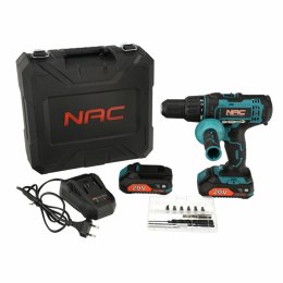 NAC.WKRĘTARKA UDAR. 20V 50Nm 2x2,0Ah + AKCESORIA