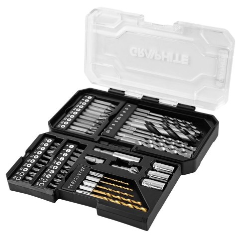 ZESTAW WIERTEŁ I BITÓW, 50 SZT.