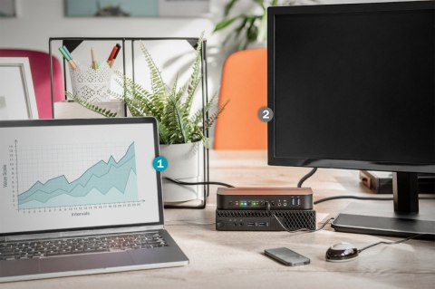 Przełącznik KVM 2 portowy, 2x HDMI IN, 1x HDMI OUT, 2x USB A, 1x Audio, 4K x 2K 60Hz, IN&OUT