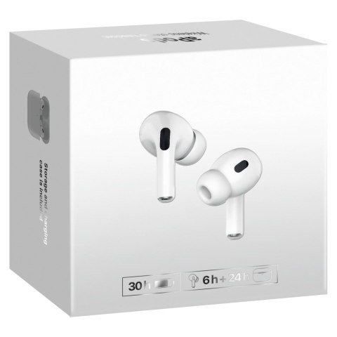 Defender APODS słuchawki z mikrofonem, biała, TWS