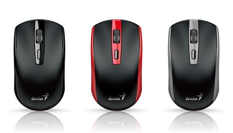 Genius ECO-8150 Mysz bezprzewodowa, czarna, 1200DPI