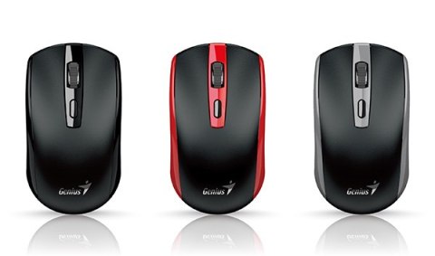 Genius ECO-8150 Mysz bezprzewodowa, czarno-szara, 1200DPI