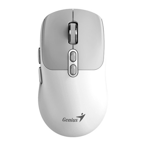 Genius NX-8080S BT Mysz bezprzewodowa, biało-szary, 1600DPI