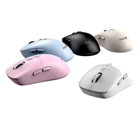 Genius NX-8080S BT Mysz bezprzewodowa, biało-szary, 1600DPI